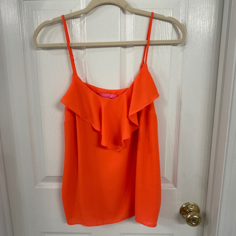 Lilly Pulitzer Orange Tank Size Small